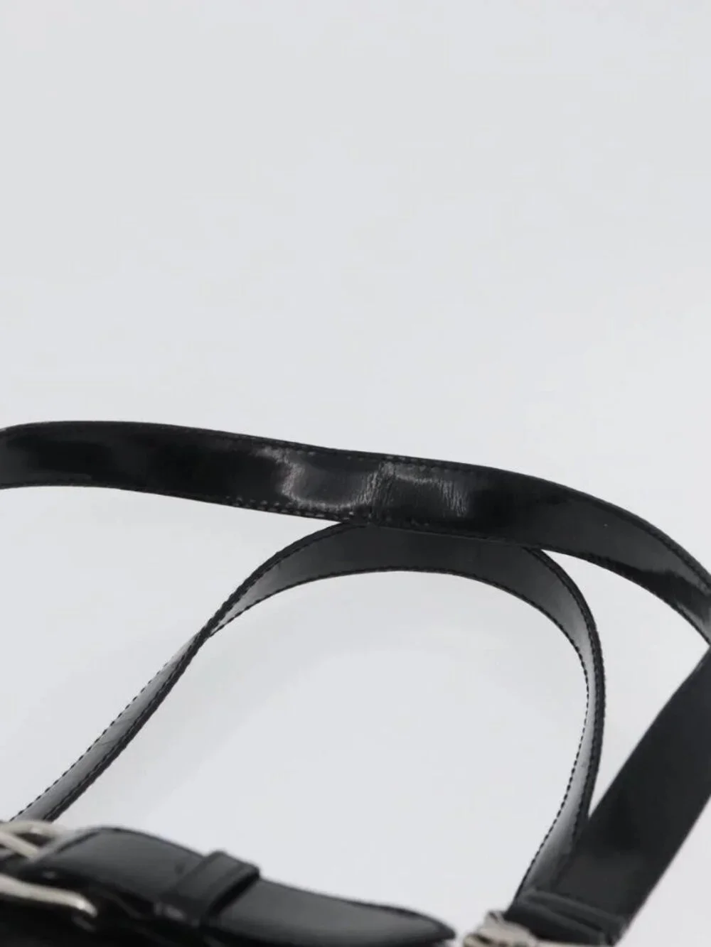 Christian Dior Tote Bag Nylon Black Silver Auth 172694 - Picture 9 of 16